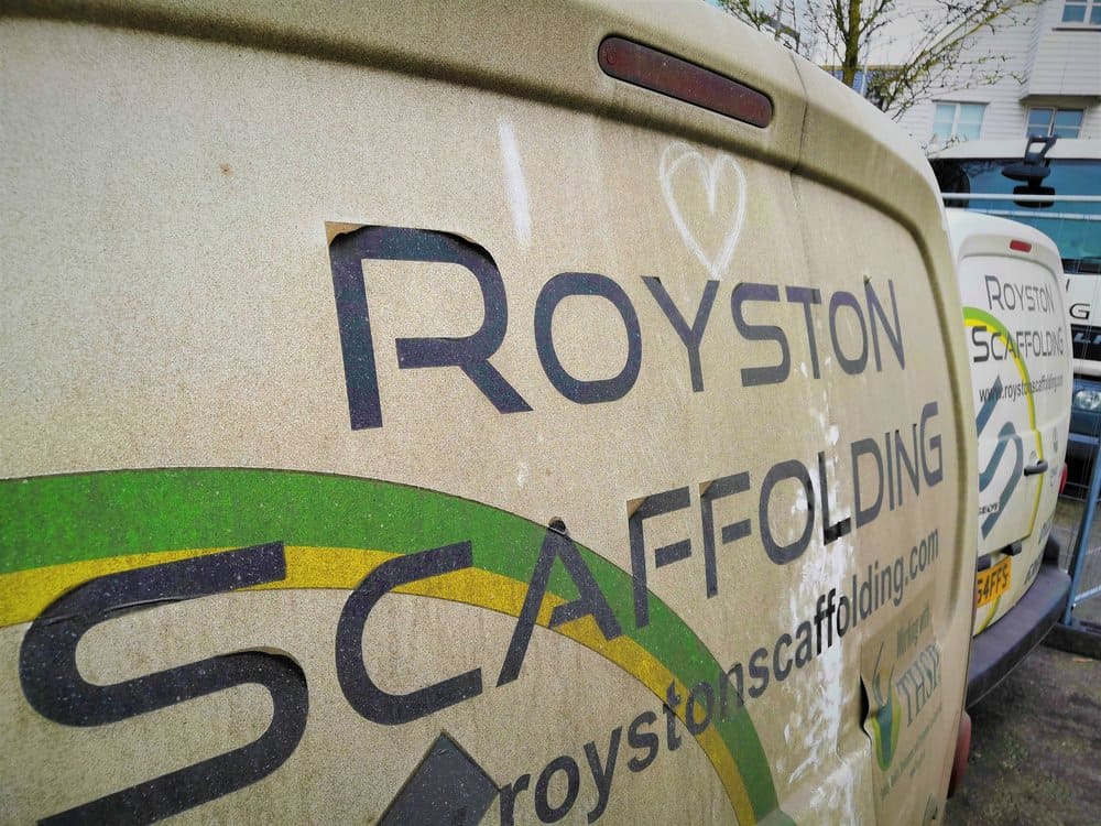 Royston Scaffolding Van